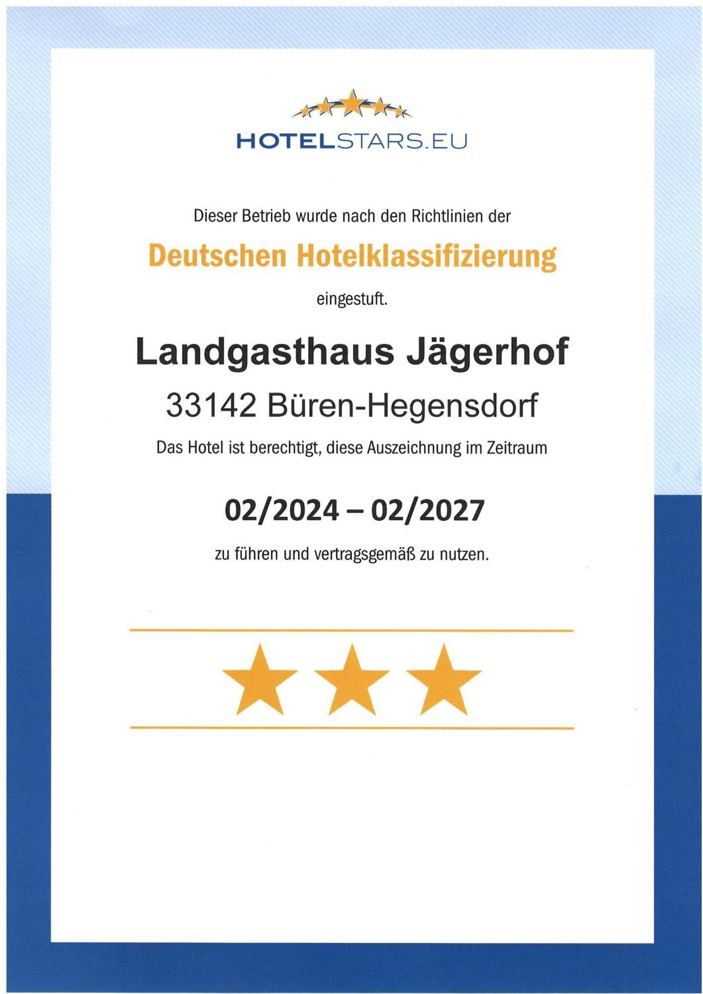 Landgasthaus Jaegerhof 布伦 外观 照片